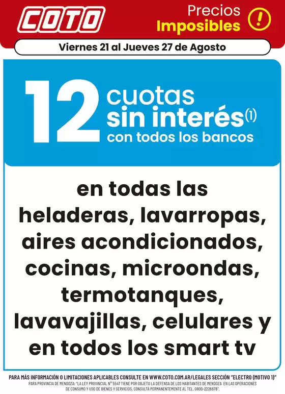 Catálogo Coto | Coto Electro Motivo 1 | 2026-08-21T00:00:00.000Z - 2026-08-27T00:00:00.000Z