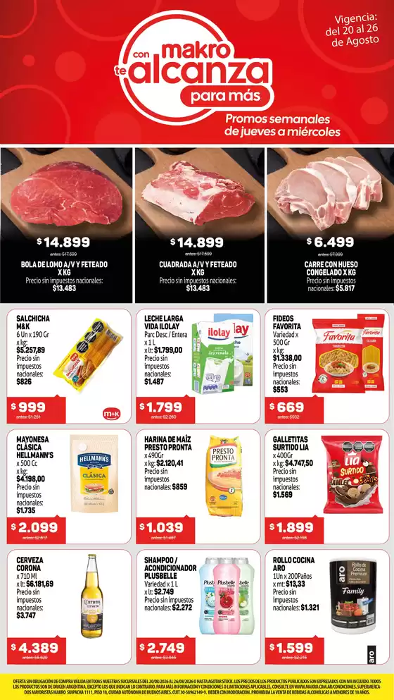 Catálogo Makro | Ofertas semanales | 2026-08-20T00:00:00.000Z - 2026-08-26T00:00:00.000Z