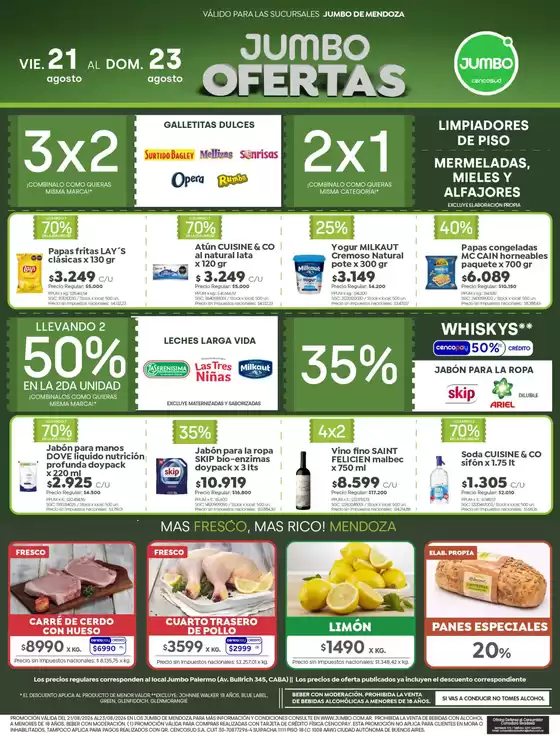 Catálogo Jumbo | Ofertas Mendoza | 2026-08-20T00:00:00.000Z - 2026-08-23T00:00:00.000Z