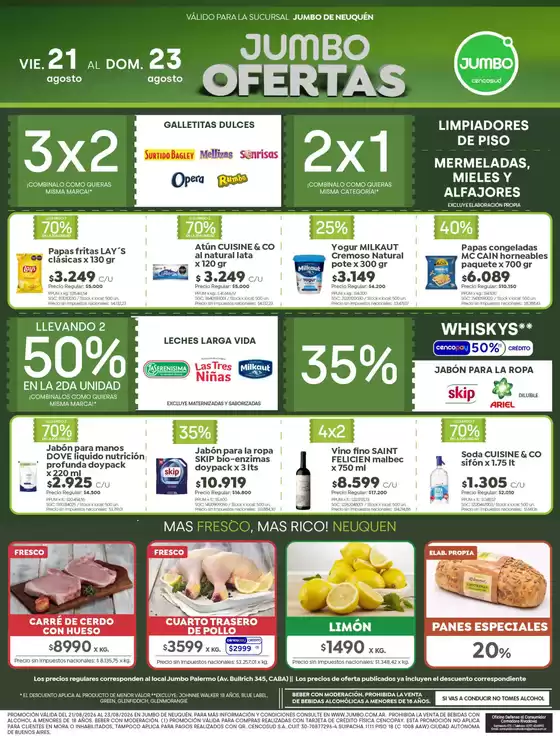 Catálogo Jumbo | Ofertas Mendoza | 2026-08-20T00:00:00.000Z - 2026-08-23T00:00:00.000Z