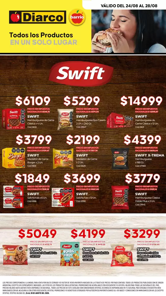 Catálogo Diarco en Floresta | ESPECIAL SWIFT | 2026-08-24T00:00:00.000Z - 2026-08-28T00:00:00.000Z