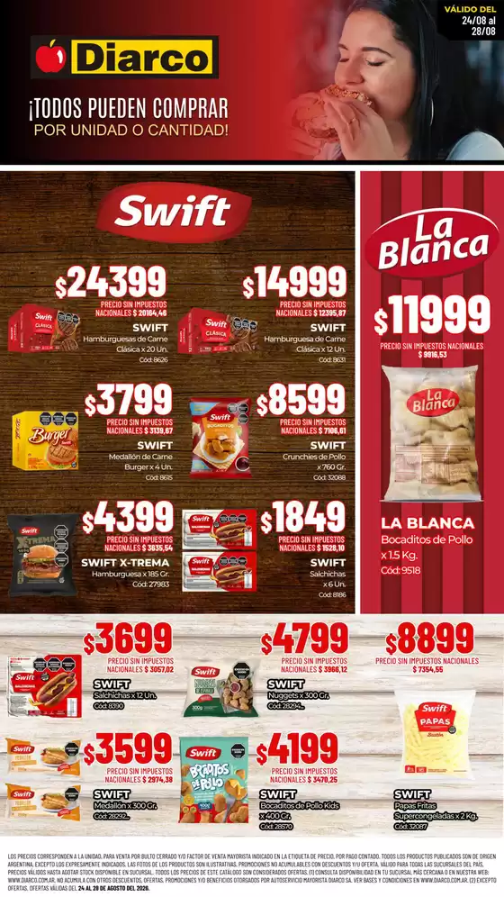 Catálogo Diarco | ESPECIAL SWIFT | 2026-08-24T00:00:00.000Z - 2026-08-28T00:00:00.000Z