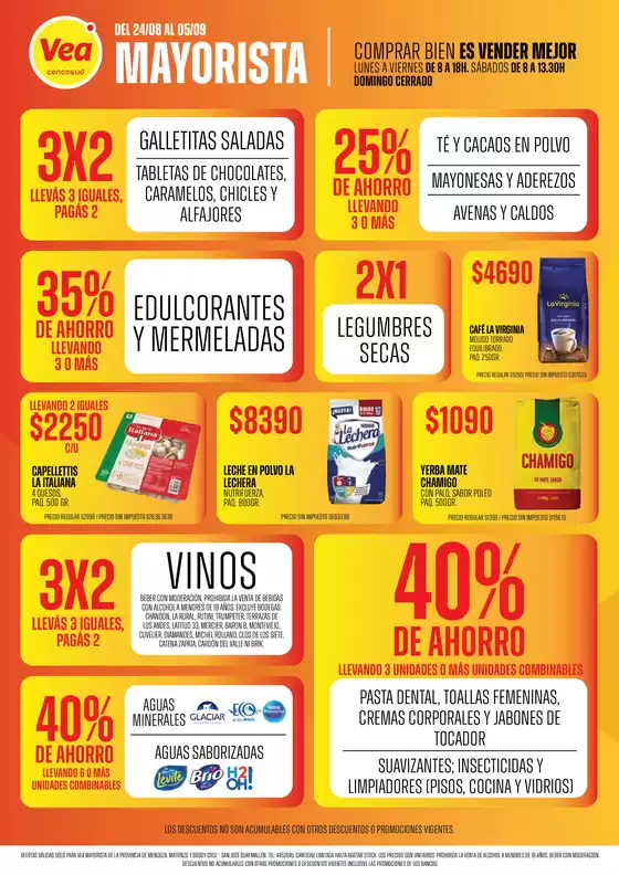 Catálogo Supermercados Vea | Vea mayorista Mendoza | 2026-08-24T00:00:00.000Z - 2026-09-05T00:00:00.000Z