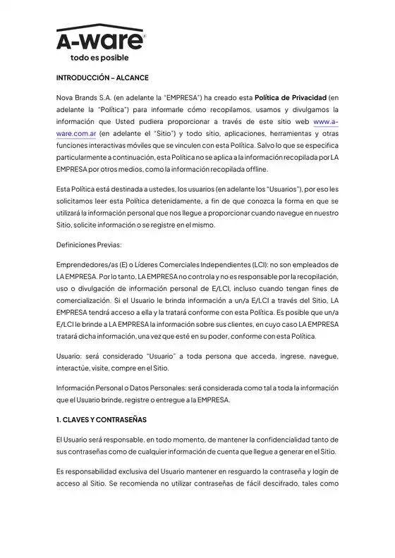 Catálogo Tupperware | Politicas de privacidad web JULIO 2026 | 2026-08-26T00:00:00.000Z - 2026-09-09T00:00:00.000Z
