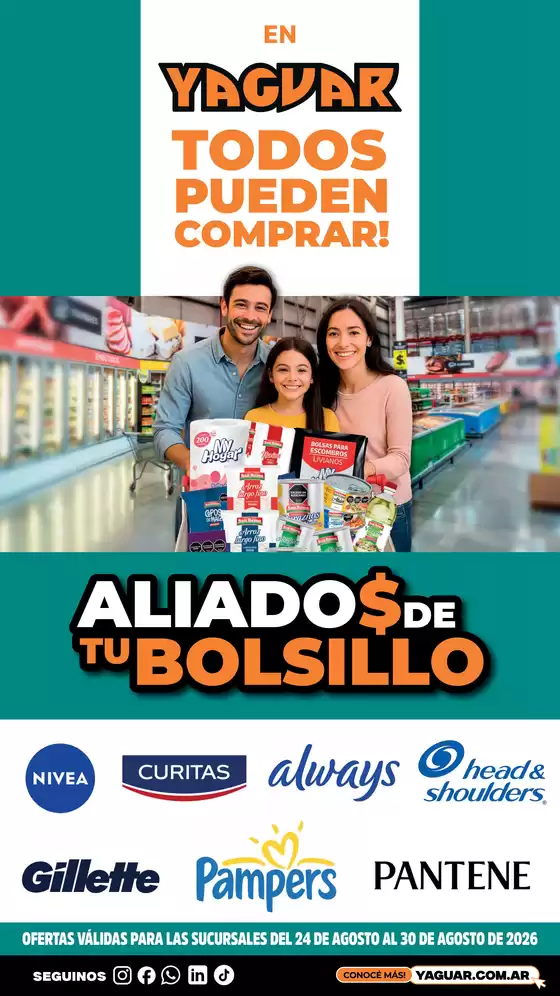 Catálogo Supermercados Yaguar | 1600 Aliados 1787318170 | 2026-08-24T00:00:00.000Z - 2026-08-30T00:00:00.000Z
