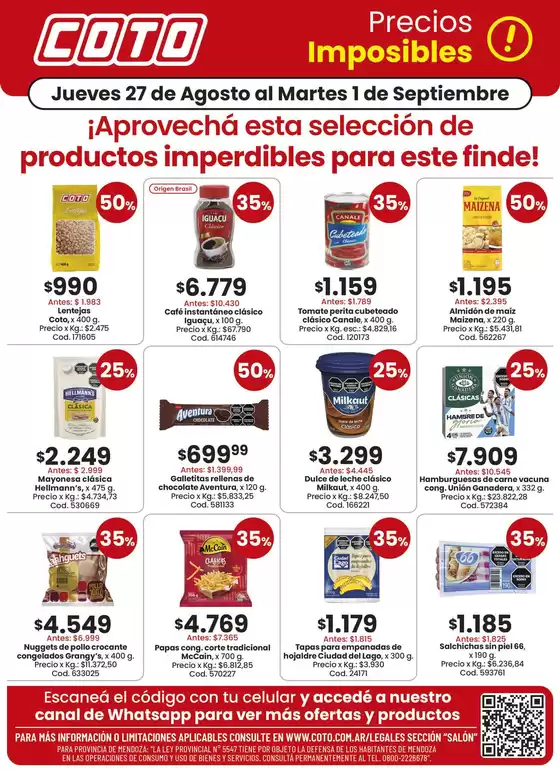 Catálogo Coto | Coto Salon Productos Motivo 1 | 2026-08-27T00:00:00.000Z - 2026-09-01T00:00:00.000Z