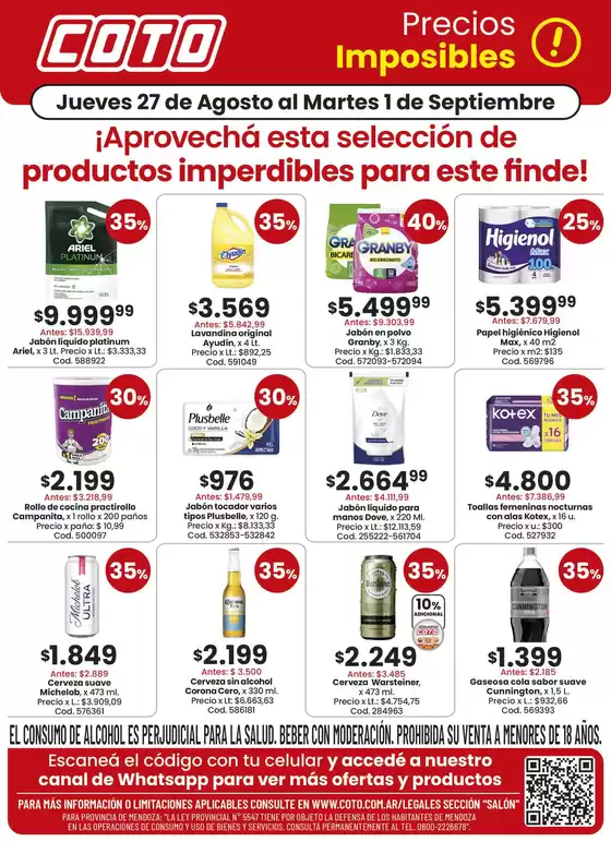 Catálogo Coto | Coto Salon Productos Motivo 2 | 2026-08-27T00:00:00.000Z - 2026-09-01T00:00:00.000Z