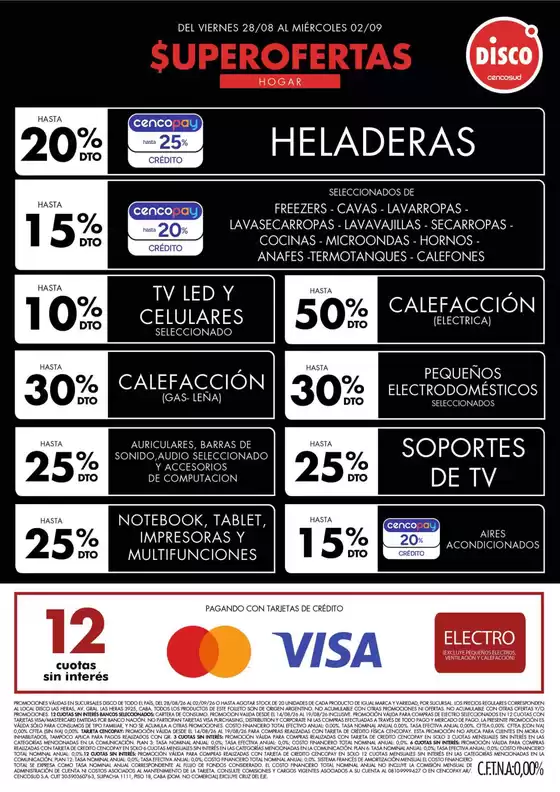 Catálogo Disco | Ofertas Electro T. Libre y más | 2026-08-27T00:00:00.000Z - 2026-09-03T00:00:00.000Z