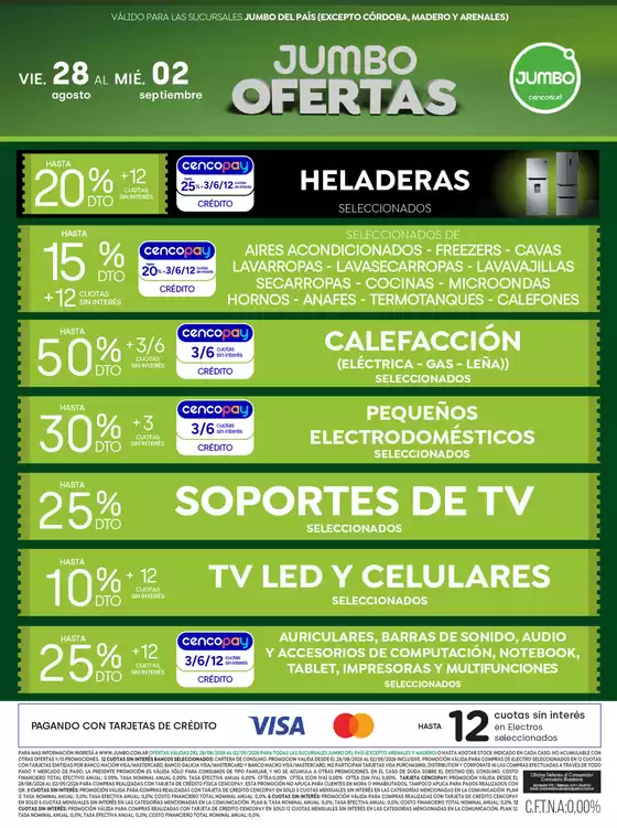 Catálogo Jumbo | Ofertas Electro y Hogar | 2026-08-28T00:00:00.000Z - 2026-09-03T00:00:00.000Z