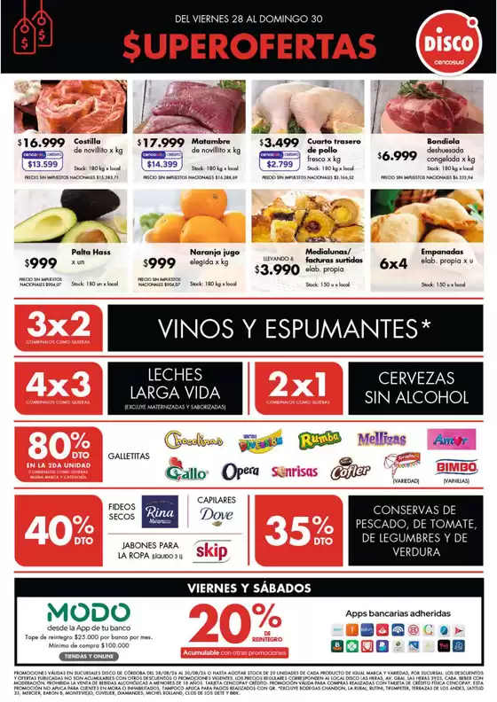 Catálogo Disco | Ofertas Córdoba | 2026-08-27T00:00:00.000Z - 2026-08-30T00:00:00.000Z