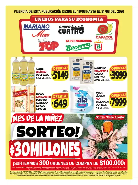 Catálogo Supermercados Caracol | 4fb79f3eb8f599e3b987cc1dfe5e079367172508 | 2026-08-19T00:00:00.000Z - 2026-08-31T00:00:00.000Z