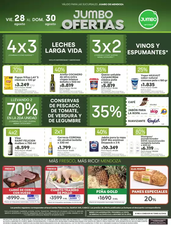 Catálogo Jumbo | Ofertas Mendoza | 2026-08-27T00:00:00.000Z - 2026-08-30T00:00:00.000Z