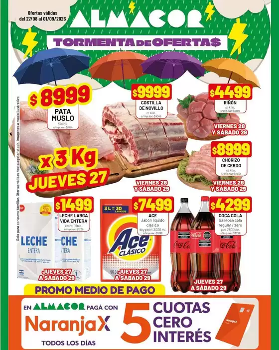 Catálogo Almacor | Ofertas Almacor | 2026-08-27T00:00:00.000Z - 2026-09-01T00:00:00.000Z