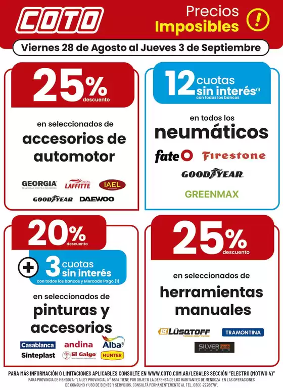 Catálogo Coto | Coto Electro Motivo 4 | 2026-08-28T00:00:00.000Z - 2026-09-03T00:00:00.000Z