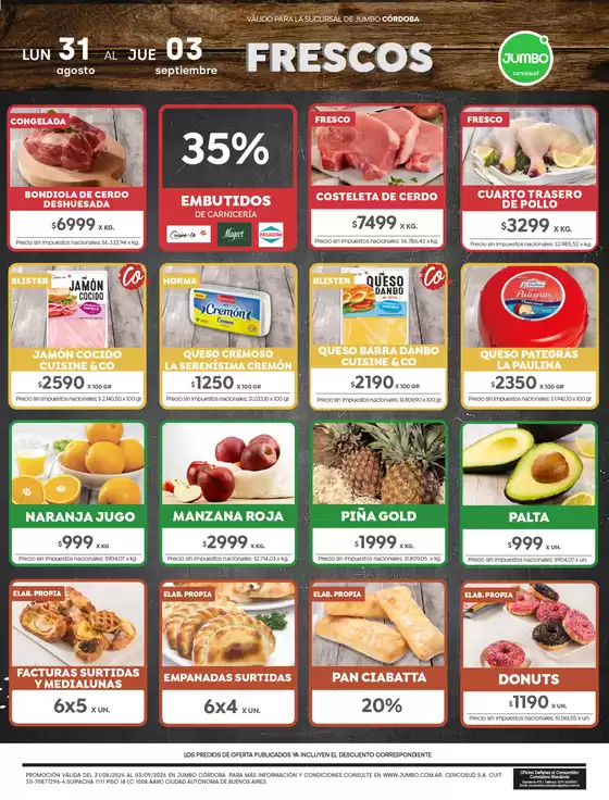 Catálogo Jumbo | Ofertas Córdoba | 2026-08-31T00:00:00.000Z - 2026-09-03T00:00:00.000Z