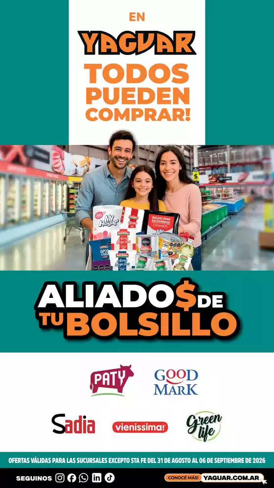 Catálogo Supermercados Yaguar | 1601 Aliados todas 1788187574 | 2026-08-31T00:00:00.000Z - 2026-09-06T00:00:00.000Z