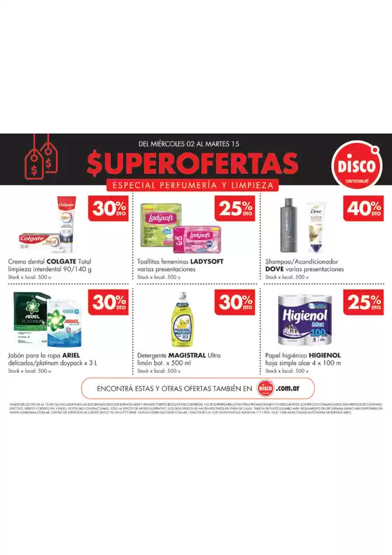 Catálogo Disco | Especial Perfumería y Limpieza | 2026-09-01T00:00:00.000Z - 2026-09-15T00:00:00.000Z
