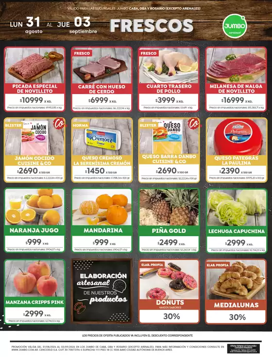 Catálogo Jumbo | Ofertas Bs As | 2026-08-31T00:00:00.000Z - 2026-09-03T00:00:00.000Z