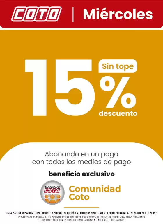 Catálogo Coto | Coto Comunidad Septiembre | 2026-09-01T00:00:00.000Z - 2026-09-30T00:00:00.000Z