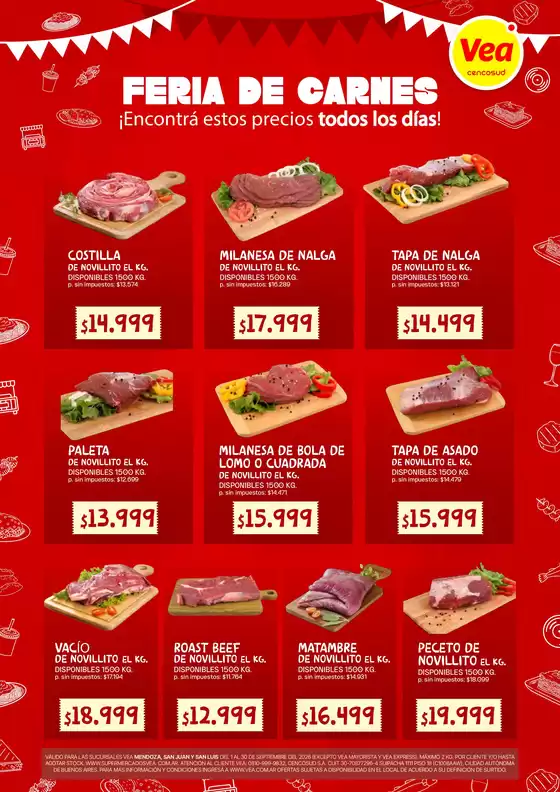 Catálogo Supermercados Vea | Feria de Carnes Cuyo Septiembre | 2026-09-01T00:00:00.000Z - 2026-09-30T00:00:00.000Z