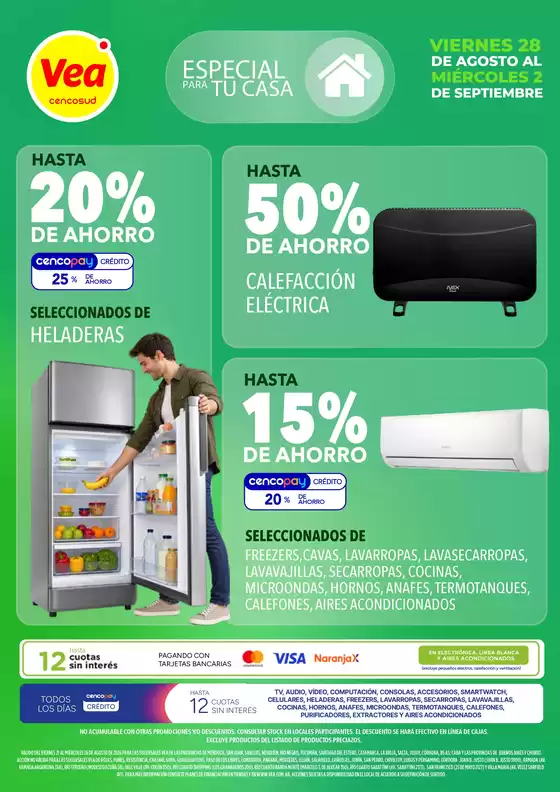 Catálogo Supermercados Vea | Especial para tu casa | 2026-08-28T00:00:00.000Z - 2026-09-03T00:00:00.000Z