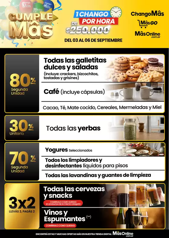 Catálogo HiperChangomas | Cumple más! | 2026-09-03T00:00:00.000Z - 2026-09-06T00:00:00.000Z