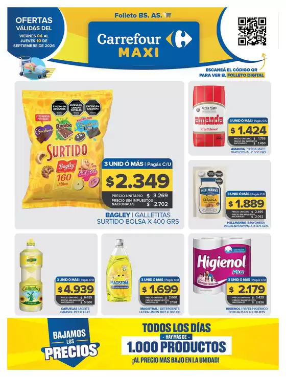 Catálogo Carrefour Maxi | OFERTAS SEMANALES | 2026-09-04T00:00:00.000Z - 2026-09-10T00:00:00.000Z