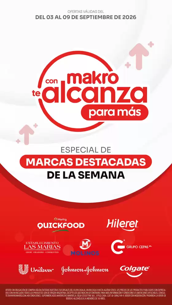 Catálogo Makro | Ofertas especiales | 2026-09-03T00:00:00.000Z - 2026-09-09T00:00:00.000Z