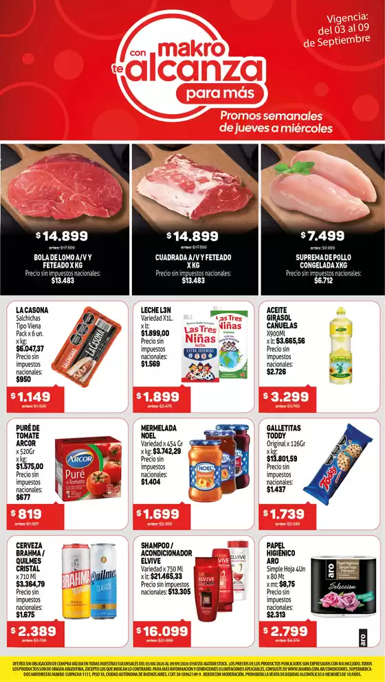 Catálogo Makro | Ofertas semanales | 2026-09-03T00:00:00.000Z - 2026-09-09T00:00:00.000Z