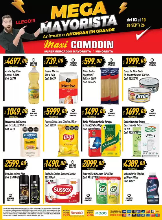 Catálogo Supermercados Comodin | 2030259 | 2026-09-03T00:00:00.000Z - 2026-09-10T00:00:00.000Z