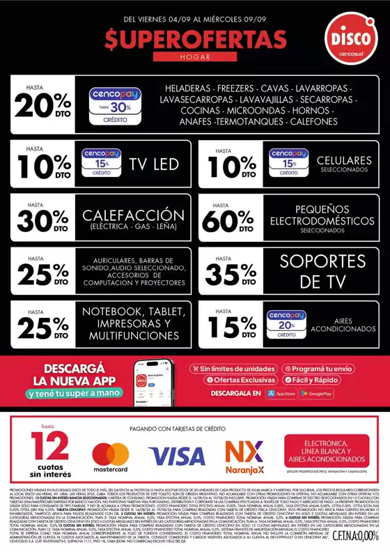 Catálogo Disco | Ofertas Electro T. Libre y más | 2026-09-03T00:00:00.000Z - 2026-09-10T00:00:00.000Z