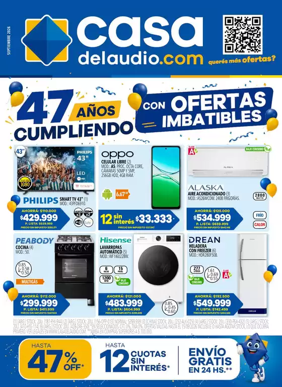 Catálogo Casa del Audio | Ofertas Casa del Audio | 2026-09-01T00:00:00.000Z - 2026-09-15T00:00:00.000Z