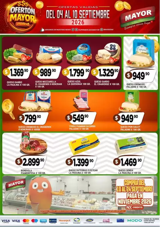Catálogo Supermercados Mayor | Gangas y ofertas actuales | 2026-09-04T00:00:00.000Z - 2026-09-10T00:00:00.000Z