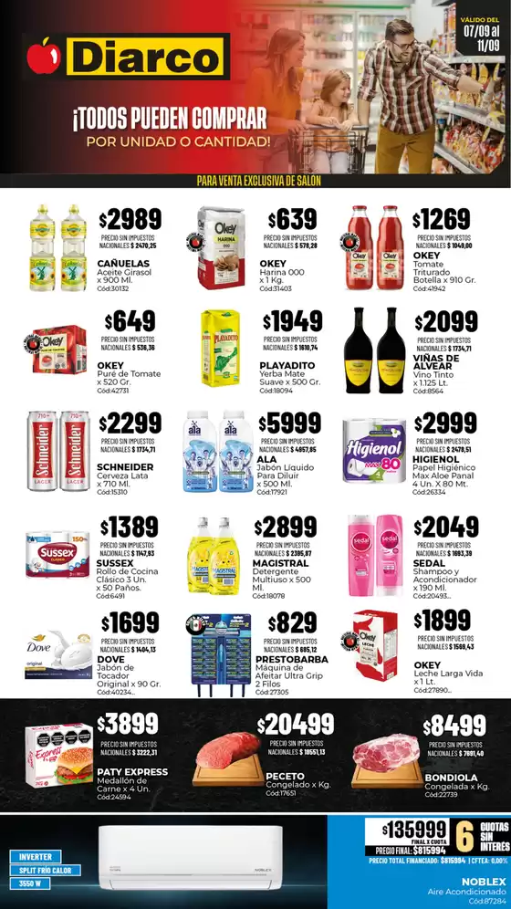 Catálogo Diarco | OFERTAS INTERIOR | 2026-09-07T00:00:00.000Z - 2026-09-11T00:00:00.000Z