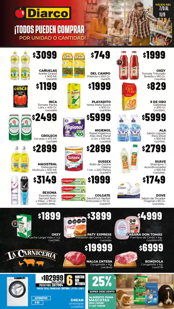 Catálogo Diarco | OFERTAS TDF | 2026-09-07T00:00:00.000Z - 2026-09-11T00:00:00.000Z