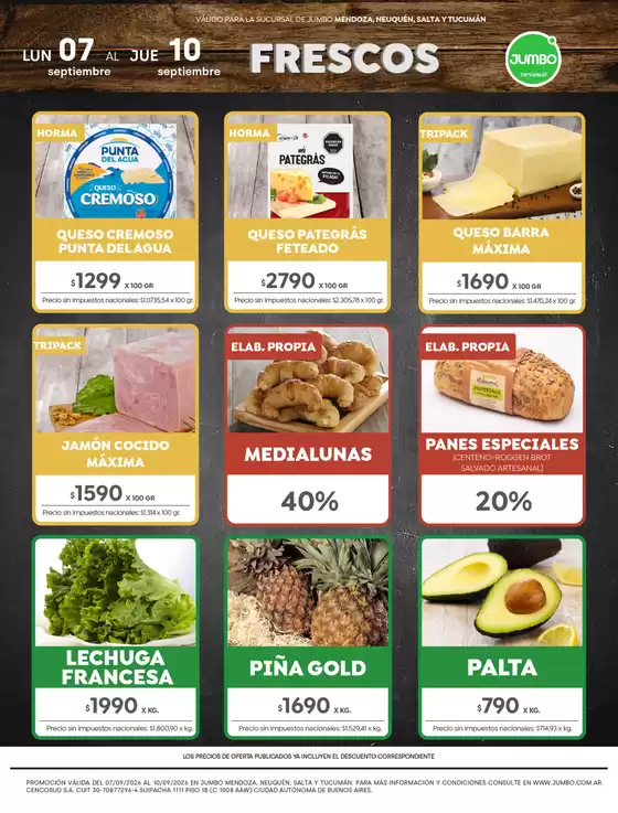 Catálogo Jumbo en Avellaneda (Buenos Aires) | Ofertas Interior | 2026-09-07T00:00:00.000Z - 2026-09-10T00:00:00.000Z
