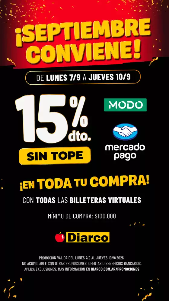 Catálogo Diarco | BILLETERAS VIRTUALES | 2026-09-07T00:00:00.000Z - 2026-09-10T00:00:00.000Z
