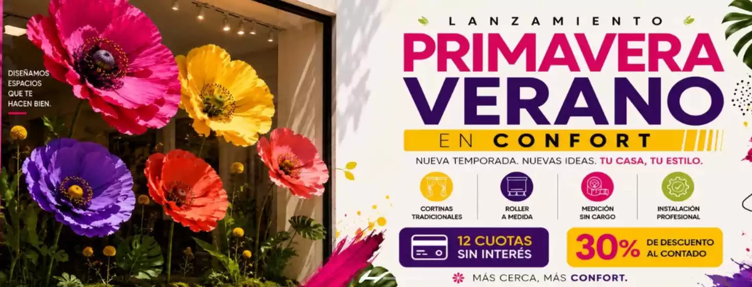 Catálogo Cortinería Confort | Promociones! | 2026-09-09T00:00:00.000Z - 2026-09-30T00:00:00.000Z