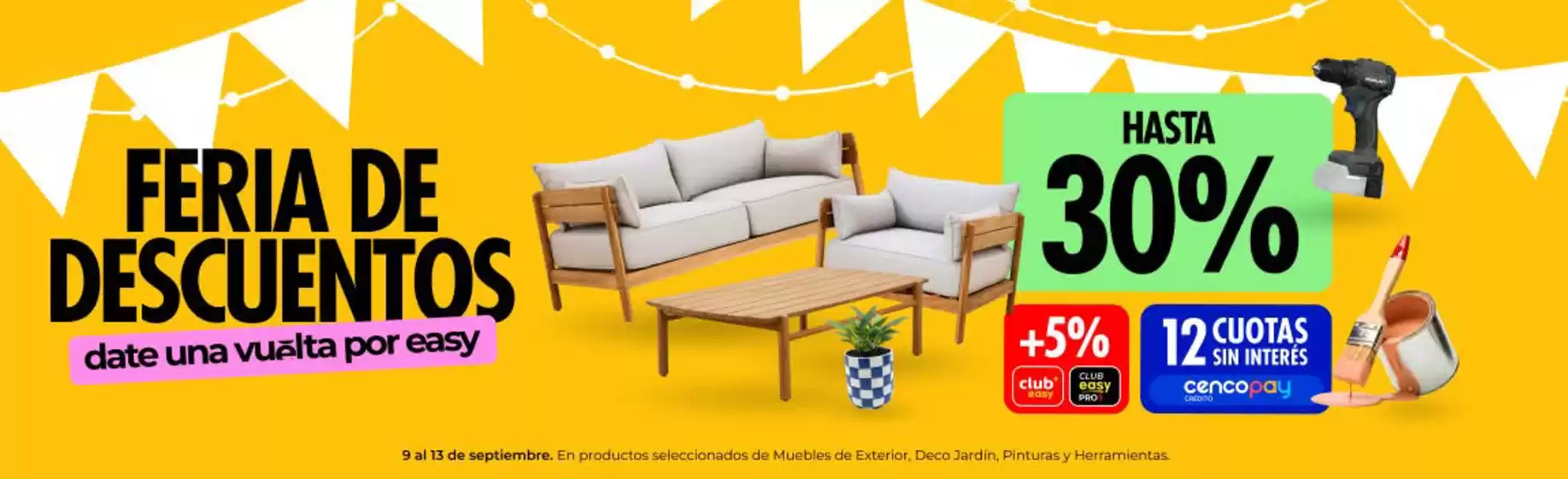 Catálogo Easy | Hasta 30% off | 2026-09-09T00:00:00.000Z - 2026-09-13T00:00:00.000Z