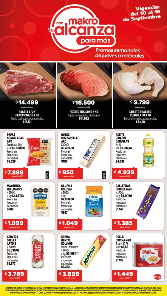 Catálogo Makro | Ofertas semanales | 2026-09-10T00:00:00.000Z - 2026-09-16T00:00:00.000Z