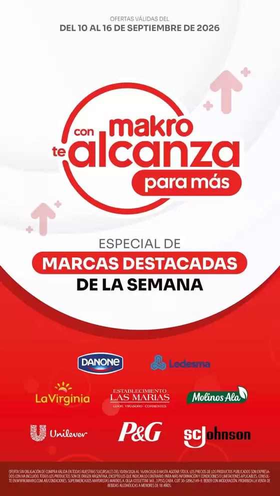 Catálogo Makro | Ofertas especiales | 2026-09-10T00:00:00.000Z - 2026-09-16T00:00:00.000Z