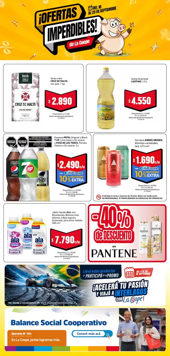 Catálogo Cooperativa Obrera | Imperdibles SEP1 LB | 2026-09-04T00:00:00.000Z - 2026-09-30T00:00:00.000Z