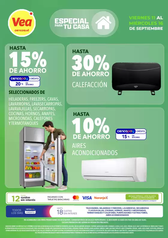 Catálogo Supermercados Vea | Especial para tu casa | 2026-09-11T00:00:00.000Z - 2026-09-16T00:00:00.000Z