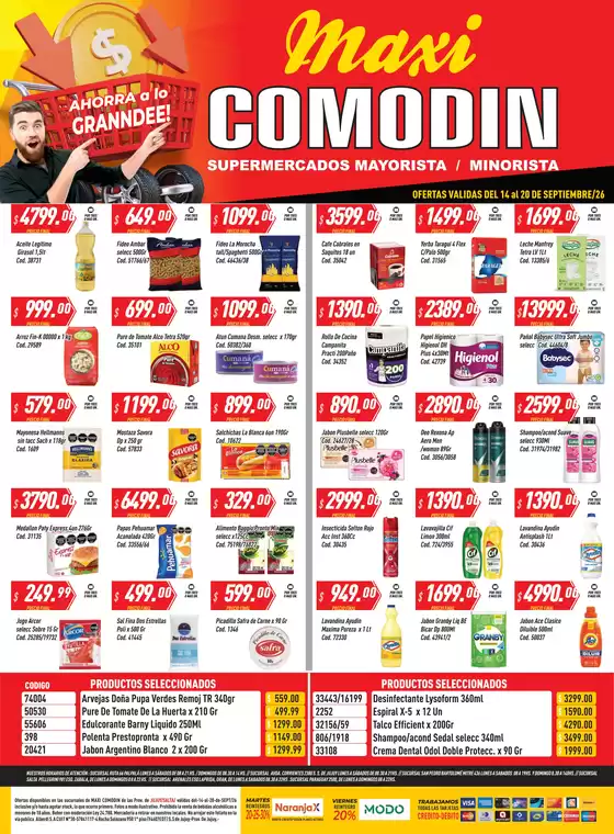 Catálogo Supermercados Comodin | 2030259 | 2026-09-14T00:00:00.000Z - 2026-09-20T00:00:00.000Z