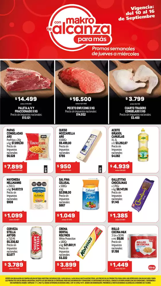 Catálogo Makro | Ofertas semanales | 2026-09-10T00:00:00.000Z - 2026-09-16T00:00:00.000Z