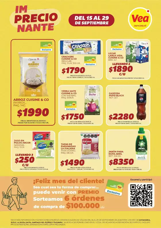 Catálogo Supermercados Vea | ImPRECIOnante NOA | 2026-09-15T00:00:00.000Z - 2026-09-29T00:00:00.000Z