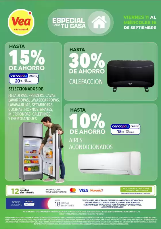 Catálogo Supermercados Vea | Especial para tu casa | 2026-09-11T00:00:00.000Z - 2026-09-16T00:00:00.000Z
