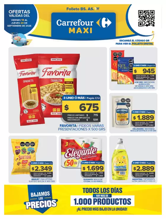 Catálogo Carrefour Maxi | OFERTAS SEMANALES | 2026-09-18T00:00:00.000Z - 2026-09-24T00:00:00.000Z