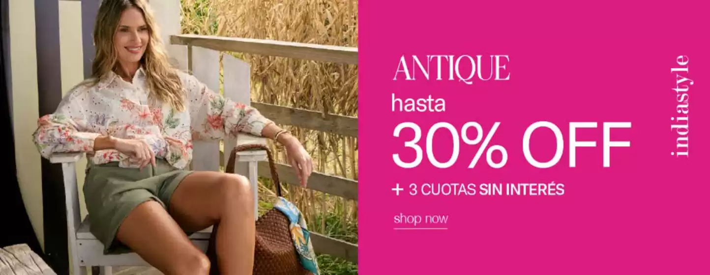Catálogo India Style | Hasta 30% off | 2026-09-18T00:00:00.000Z - 2026-10-07T00:00:00.000Z