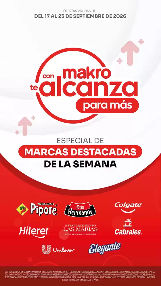 Catálogo Makro | Ofertas especiales | 2026-09-17T00:00:00.000Z - 2026-09-23T00:00:00.000Z